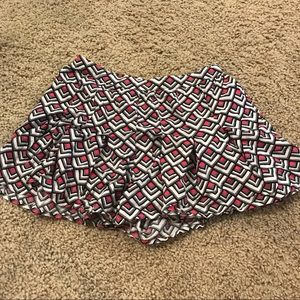 flowy shorts • geometric shapes